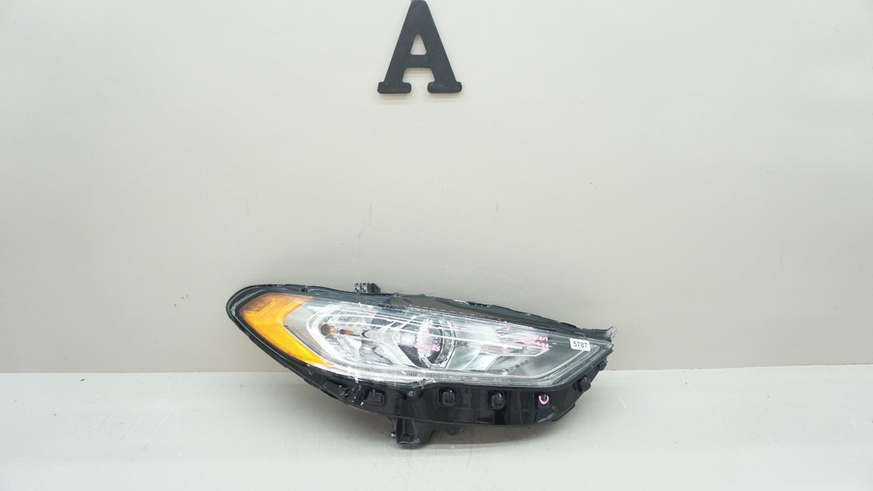2017-2020 FORD FUSION FRONT RH RIGHT PASSENGER SIDE HALOGEN W LED HEADLIGHT OEM