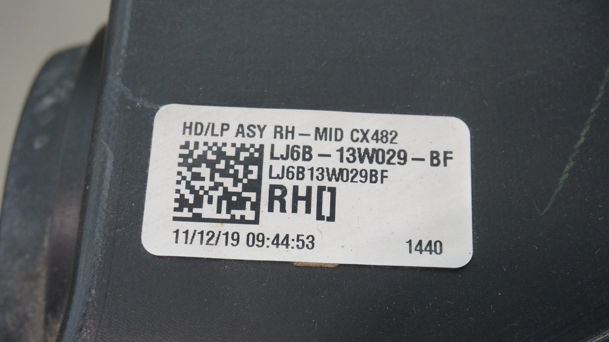 2020-2023 FORD ESCAPE RH RIGHT PASSENGER HALOGEN HEADLIGHT LJ6B-13W029-A OEM