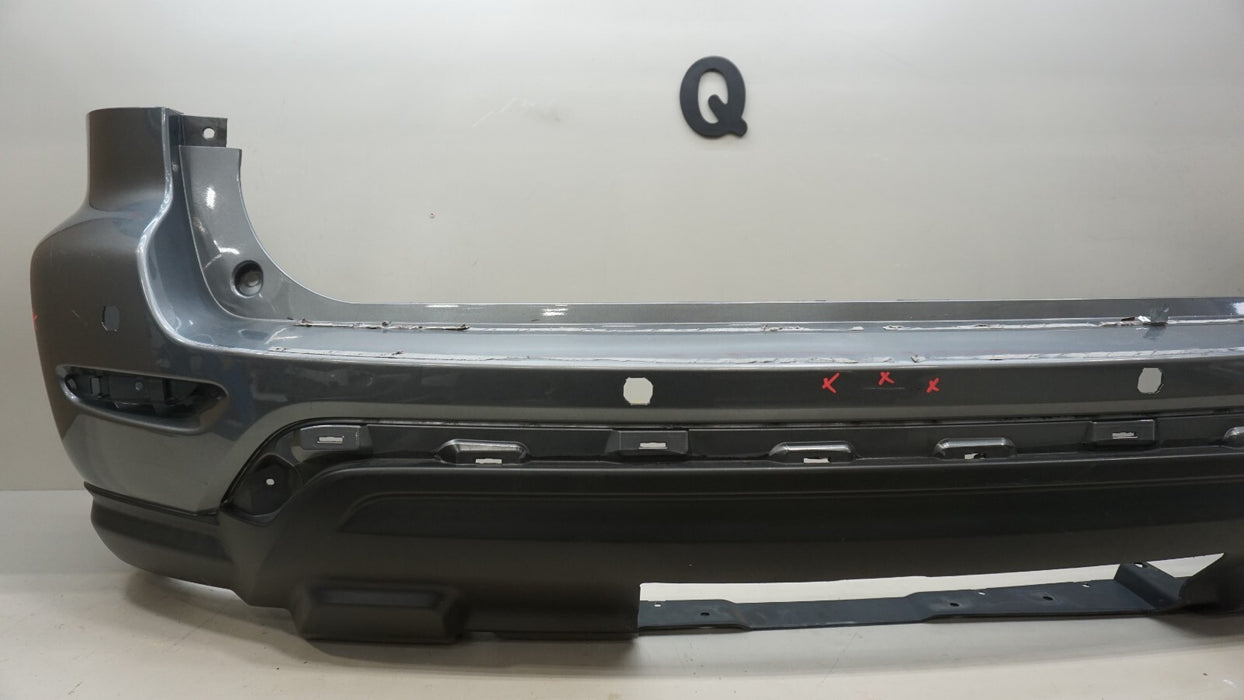 2017-2018 NISSAN PATHFINDER S PLATINUM W/SENSOR HOLES REAR BUMPER COVER OEM