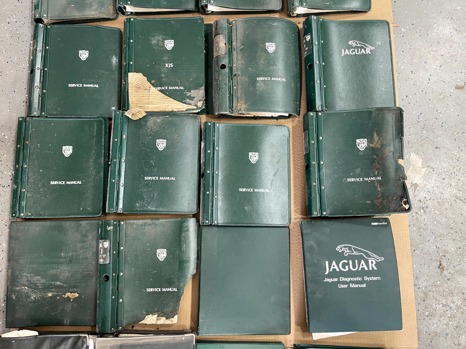 RARE* 48 TOTAL SERVICE BOOK MANUAL LOT ENGINE TRANSMISSION JAGUAR XJ6-XJ12 AJ1