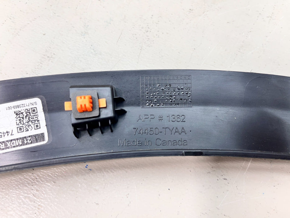 2022-2026 ACURA MDX LH REAR FENDER FLARE 74450-TYAA OEM