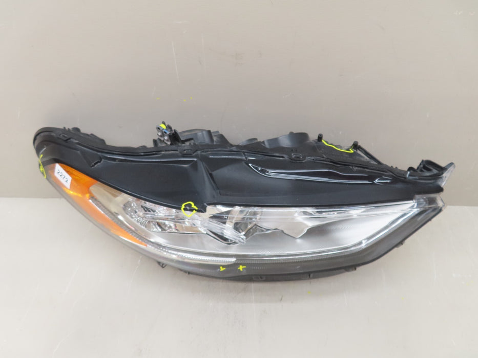2017-2020 FORD FUSION FRONT RIGHT SIDE HEADLIGHT LAMP HALOGEN OEM HS73-13W029-CF