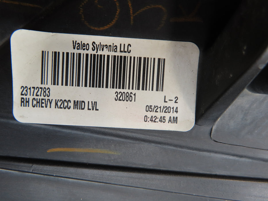 2014 2015 CHEVROLET SILVERADO 1500 FRONT RIGHT PASSENGER HEADLIGHT HALOGEN OEM
