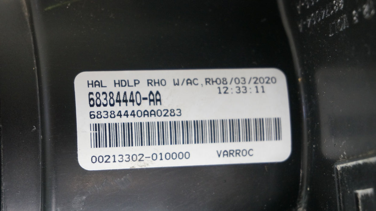 2015-2023 DODGE CHALLENGER FRONT RIGHT PASSENGER SIDE HALOGEN HEADLIGHT OEM