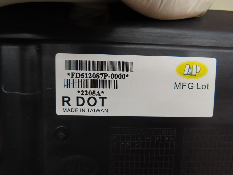 2008-2012 FORD ESCAPE REAR BUMPER STEP PLATE PAD COVER AFTERMARKET FD512087P-000