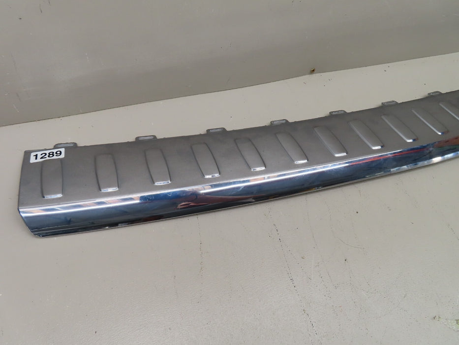 2013-2016 MERCEDES GL550 REAR BUMPER STEP PAD SILL MOLDING COVER CHROME OEM