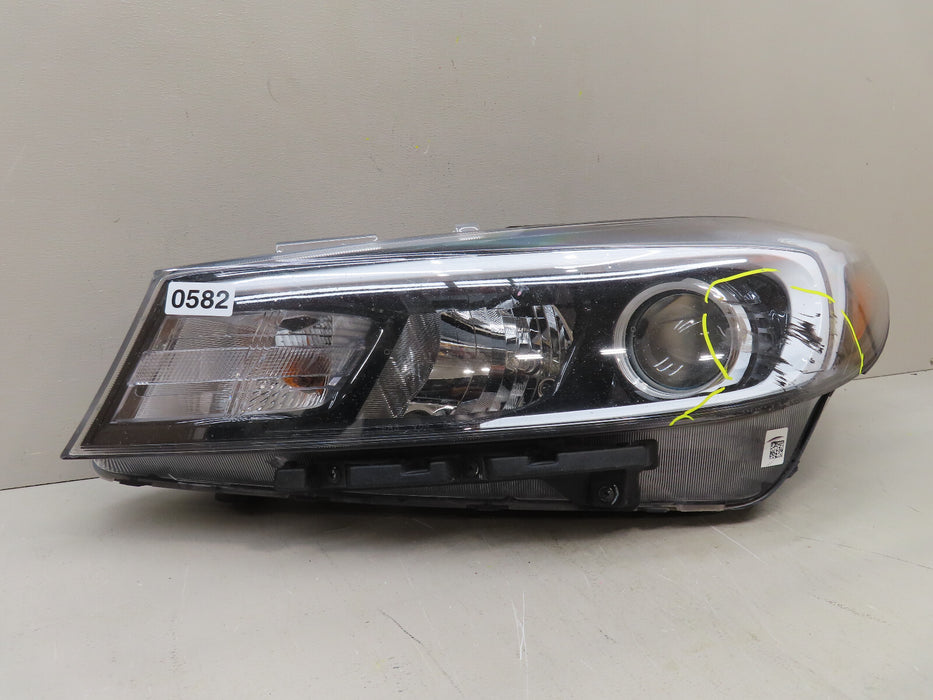2017 2018 KIA FORTE FRONT LEFT DRIVER HEADLIGHT LAMP HALOGEN OEM