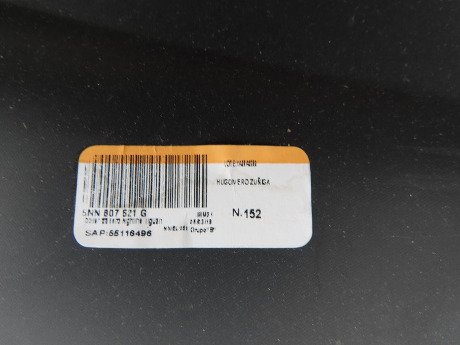 2018-2020 VOLKSWAGEN TIGUAN REAR LOWER BUMPER COVER OEM P# 5NN.807.521C