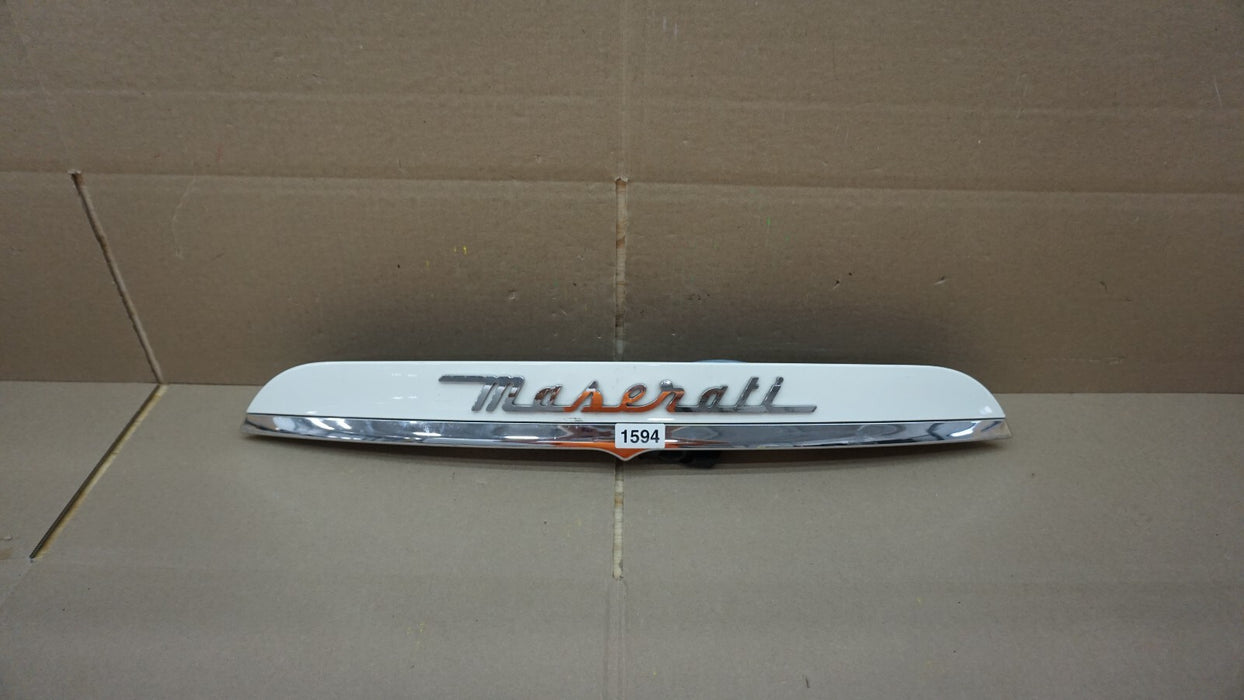 2014-2019 MASERATI GHIBLI SQ4 REAR TRUNK LID MOLDING COVER TRIM PANEL OEM