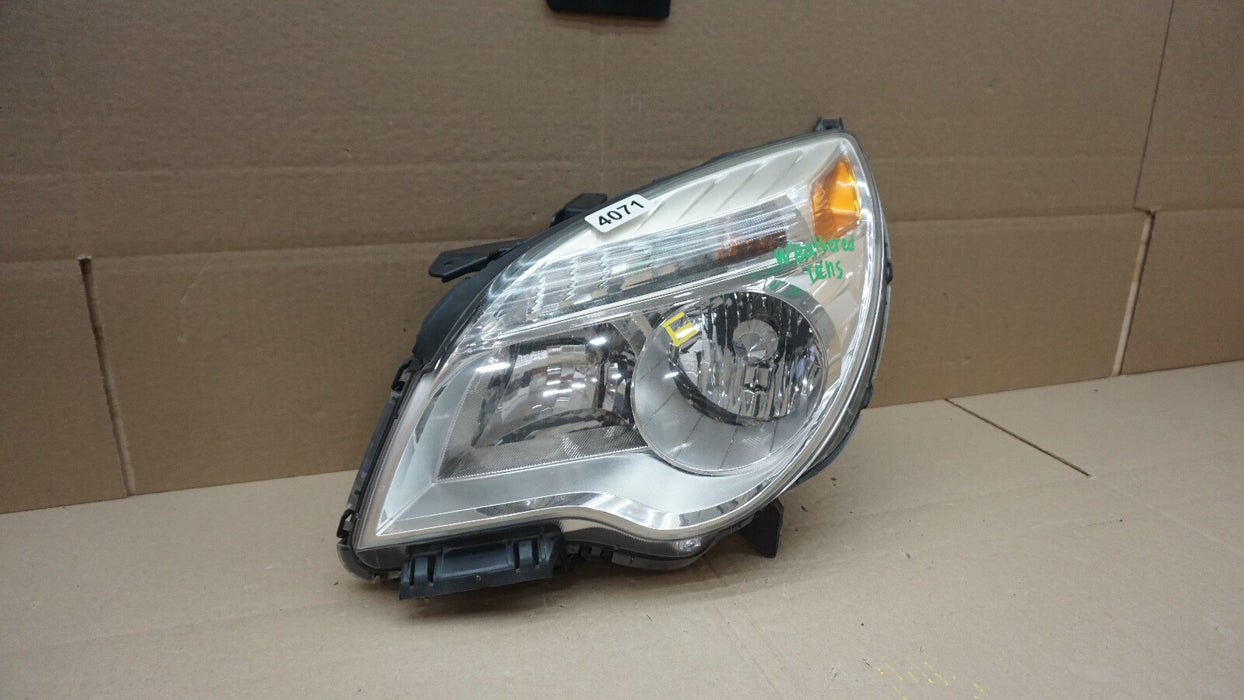 2010-2015 CHEVROLET EQUINOX FRONT LH LEFT DRIVER SIDE HEADLIGHT OEM