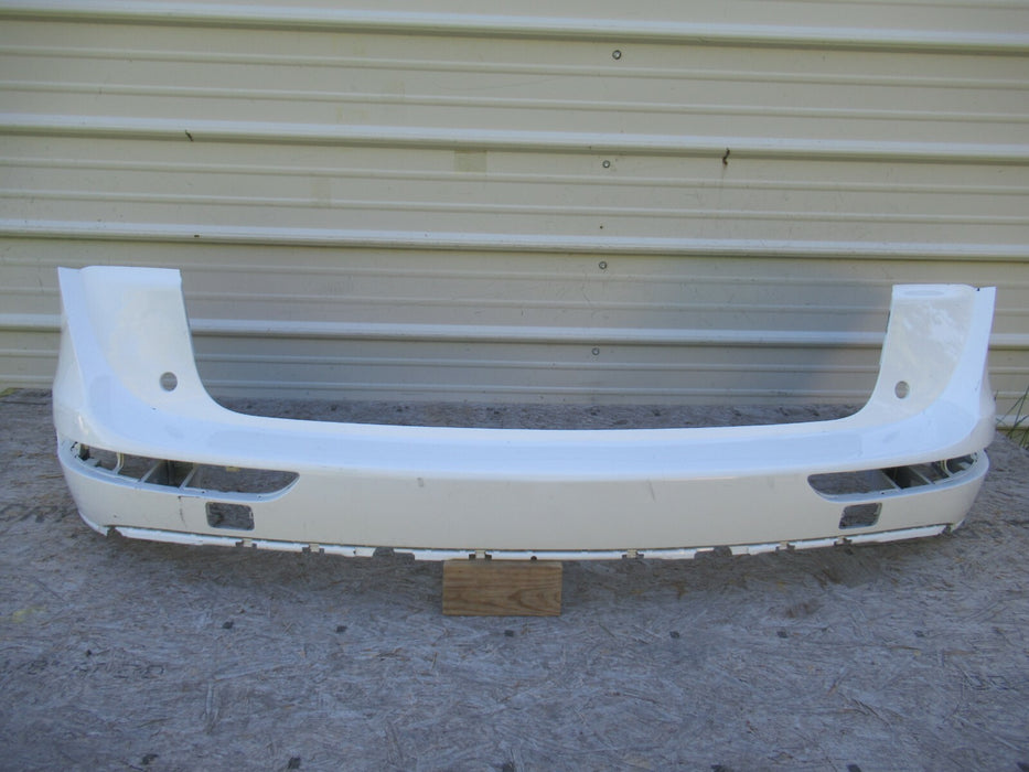 2009-2012 AUDI Q5 REAR BUMPER COVER PANEL PLASTIC WHITE 8R0807385C OEM