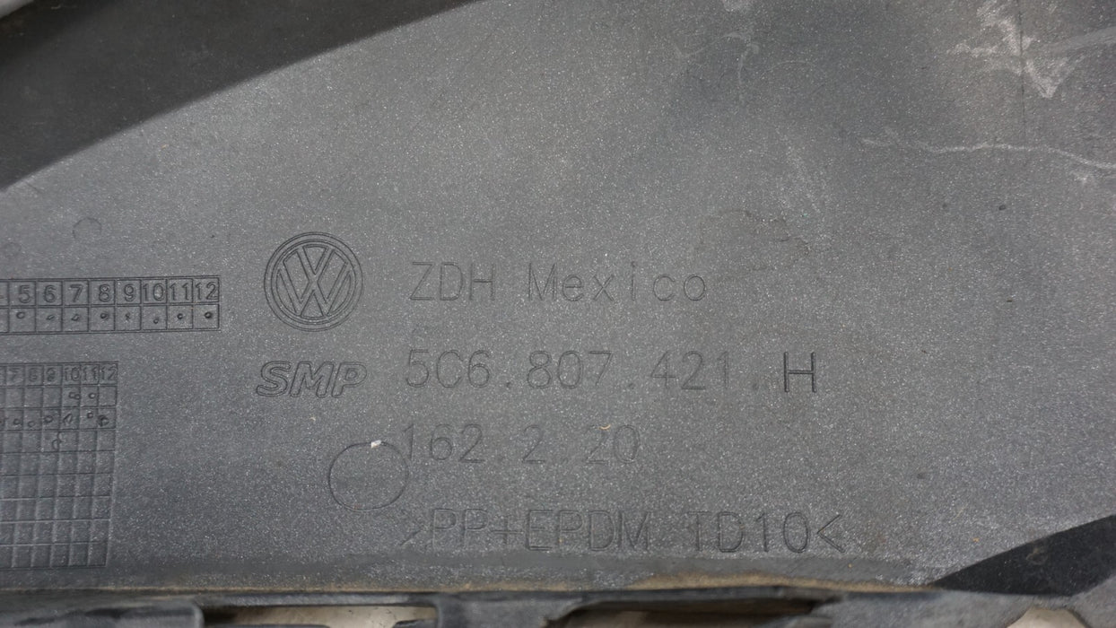 2015-2018 VOLKSWAGEN JETTA 4DR SEDAN REAR BUMPER COVER PANEL OEM 5C6807421H