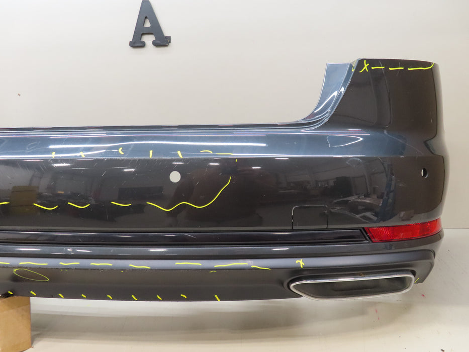 2017 2018 2019 AUDI A4 B9 S-LINE REAR BUMPER COVER OEM