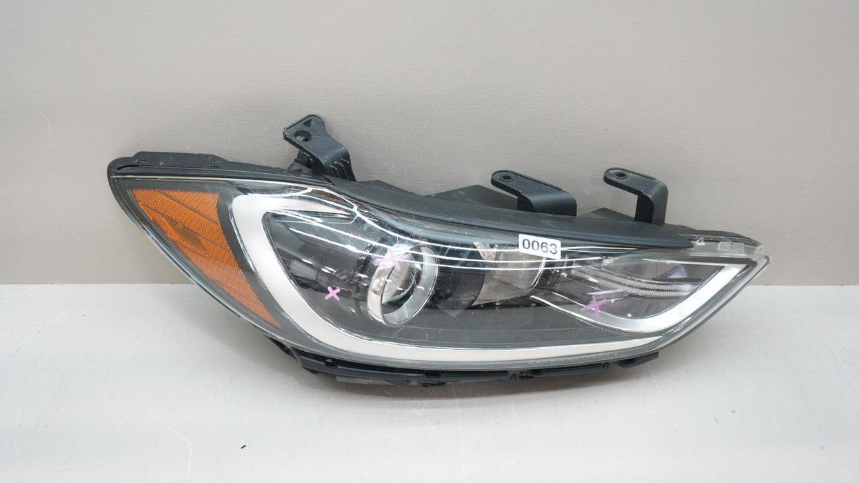 2017-2018 HYUNDAI ELANTRA FRONT RIGHT SIDE HALOGEN HEADLIGHT AFTERMARKET
