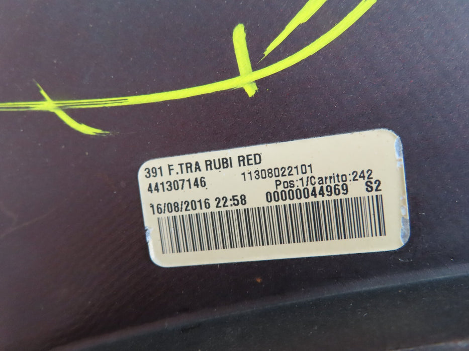 2013-2018 FORD FUSION S SE SEDAN REAR UPPER BUMPER COVER PANEL OEM DS73-17906