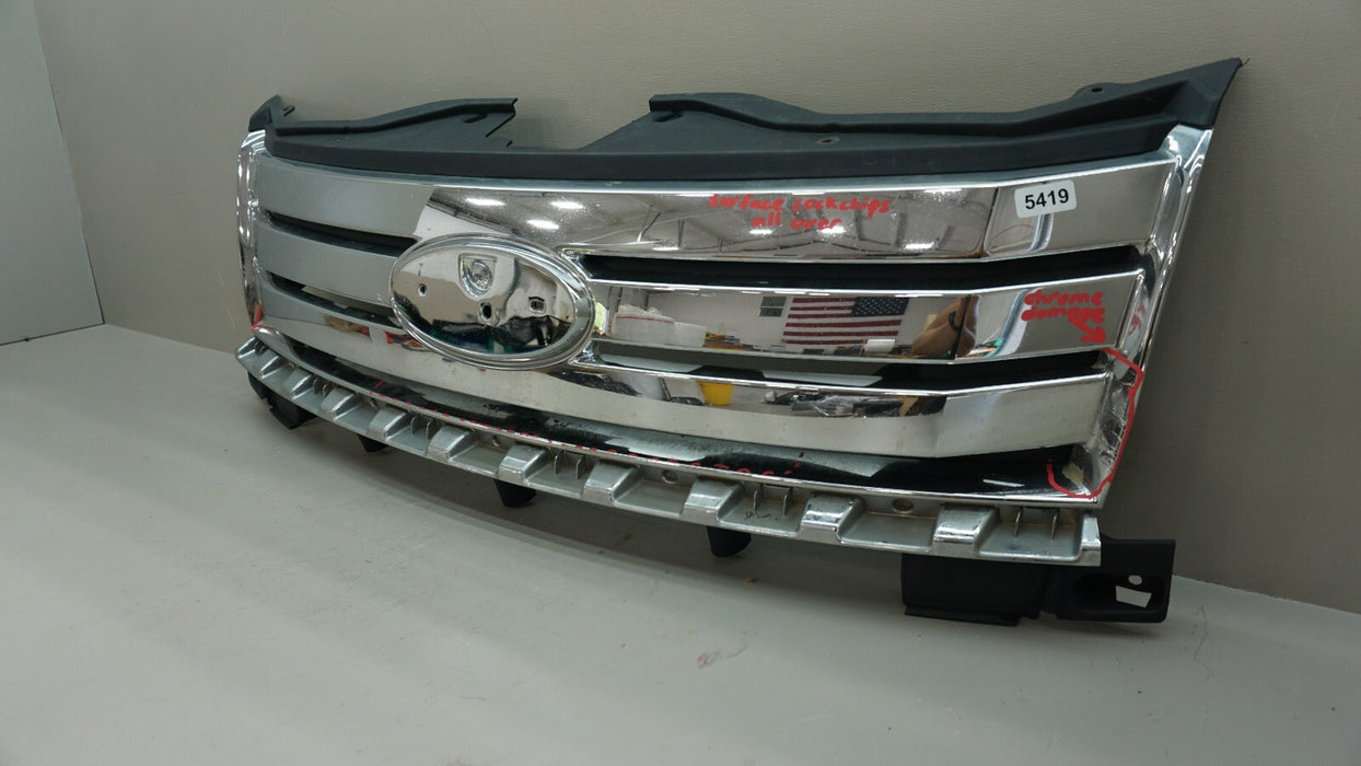 2007-2010 FORD EDGE FRONT BUMPER UPPER GRILL GRILLE OEM 7T43-8A164-AEW