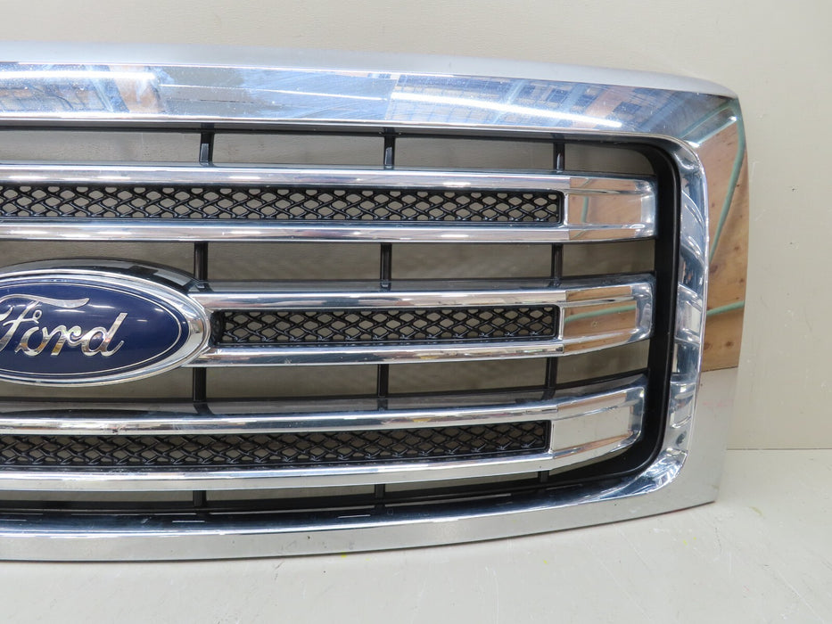 2013-2014 FORD F-150 FRONT BUMPER GRILLE GRILL W/ EMBLEM OEM DL34-8200-FB