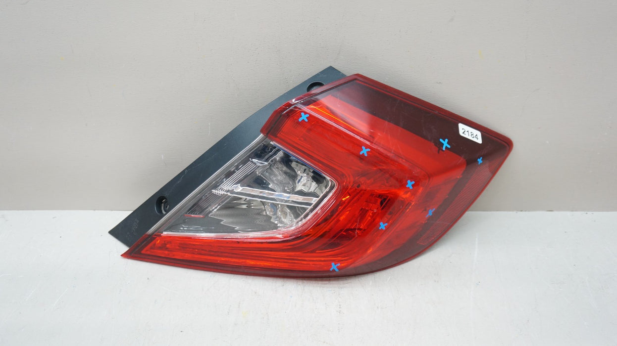 2016-2021 HONDA CIVIC REAR RIGHT PASSENGER SIDE OUTER TAIL LIGHT OEM