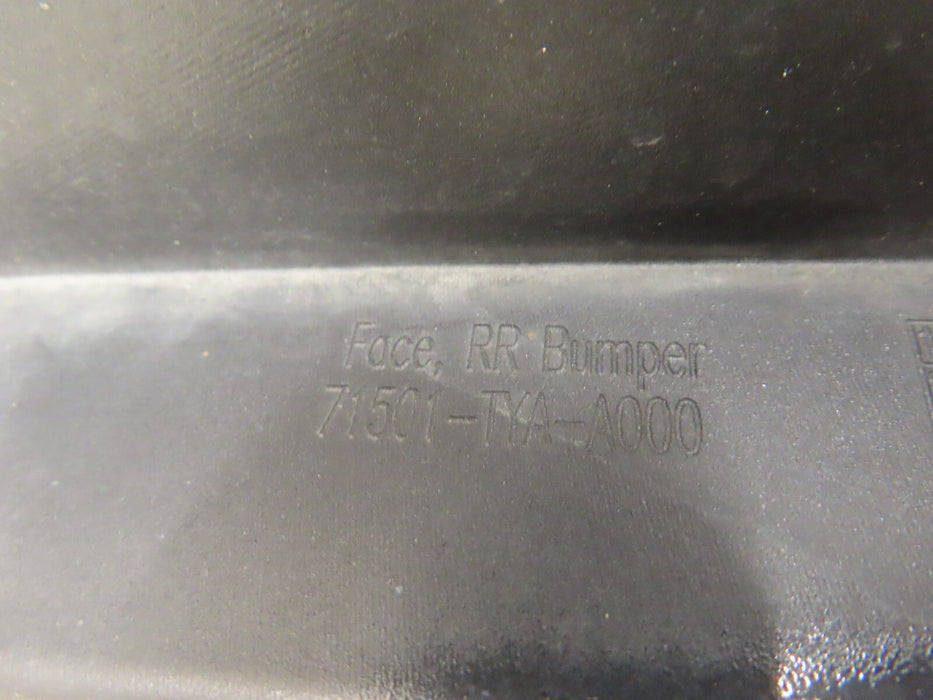 2020 2022 ACURA MDX REAR BUMPER COVER OEM 71501 TYA A000