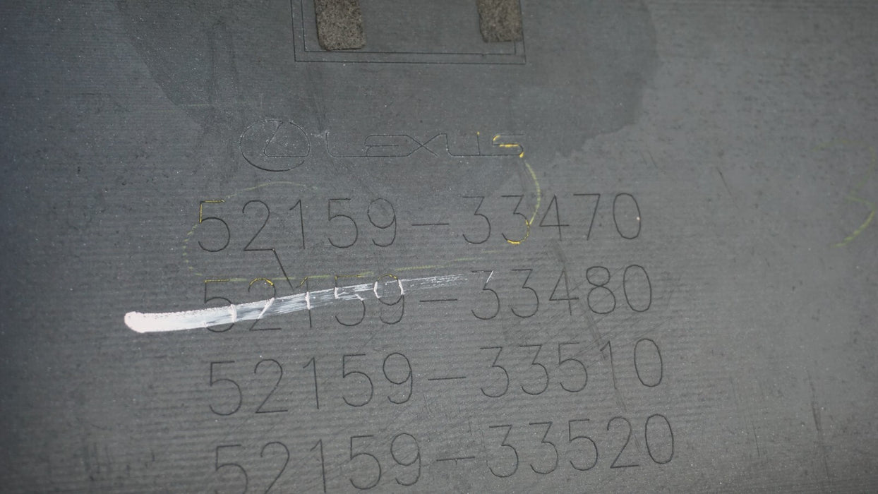 2019-2021 LEXUS ES350 REAR BUMPER PLASTIC PANEL COVER 52159-33470 OEM