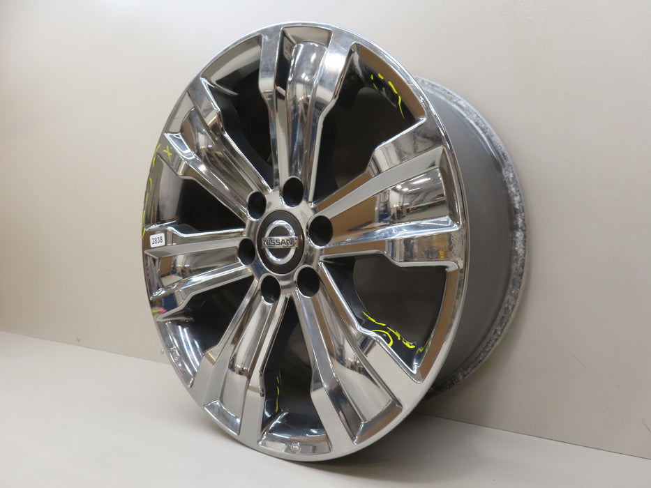 2017-2019 NISSAN TITAN SV 20X8 CHROME 6 SPOKE WHEEL RIM OEM