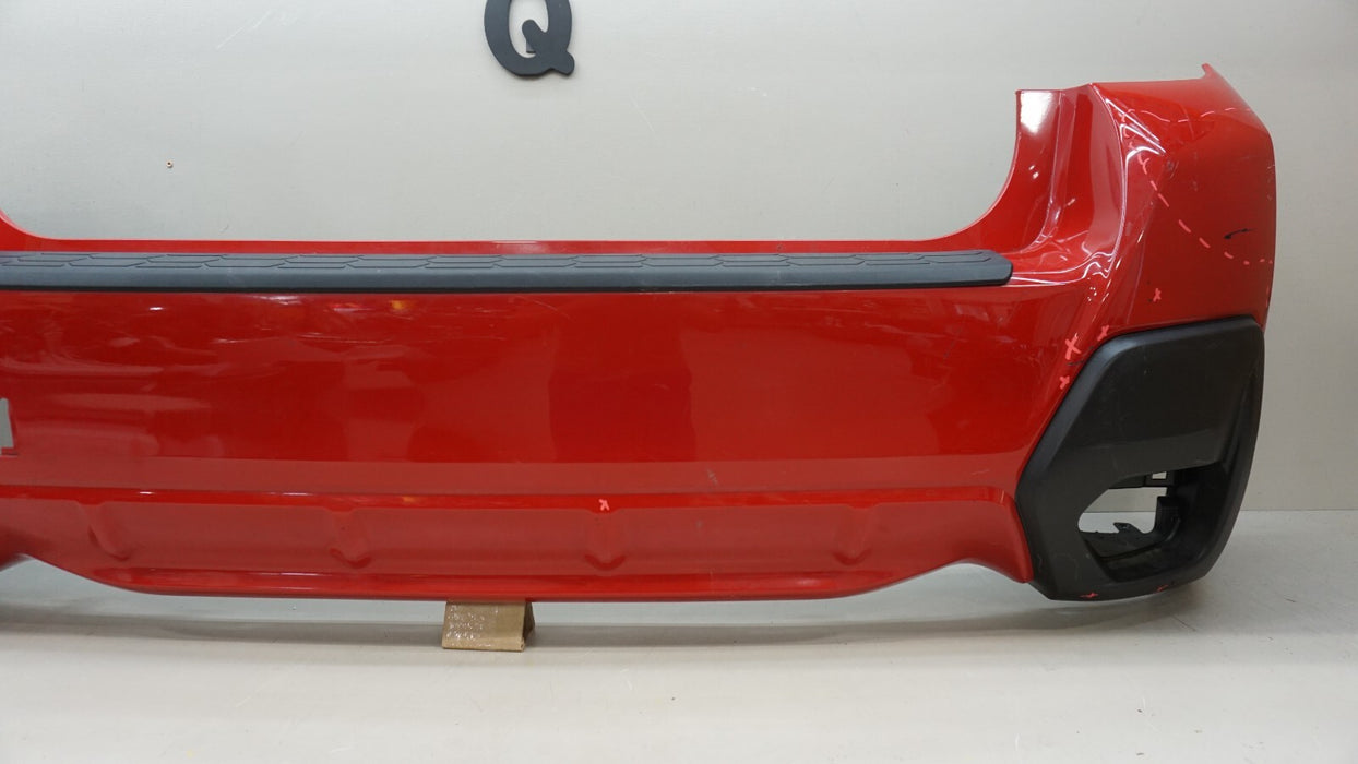2018-2023 SUBARU CROSSTREK REAR BUMPER COVER RED OEM 57704FL250