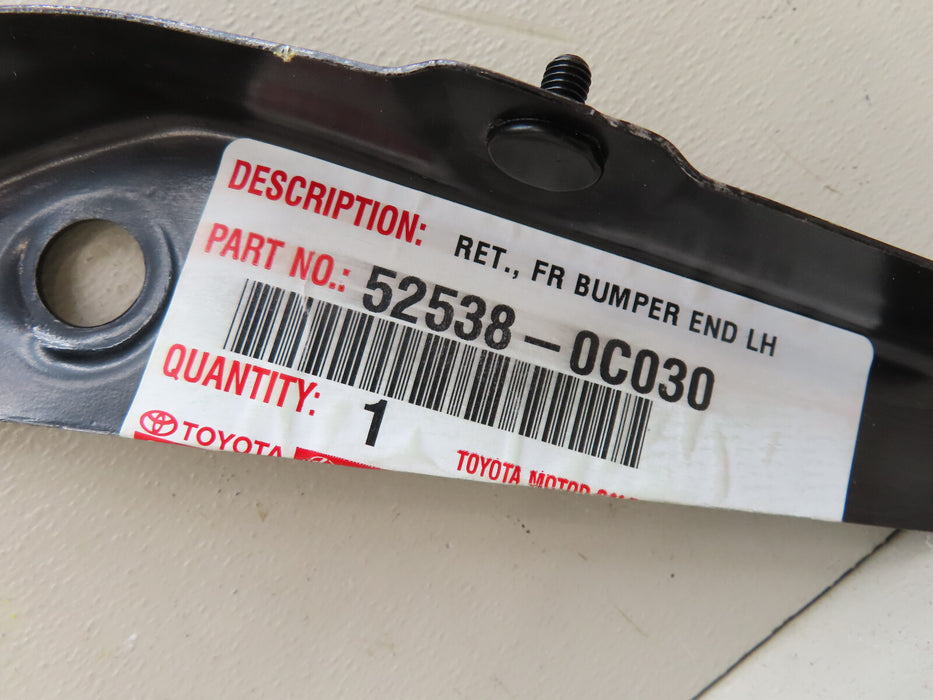 2017-2021 TOYOTA TUNDRA FRONT LEFT DRIVER BUMPER COVER BRACKET OEM 52538-0C030
