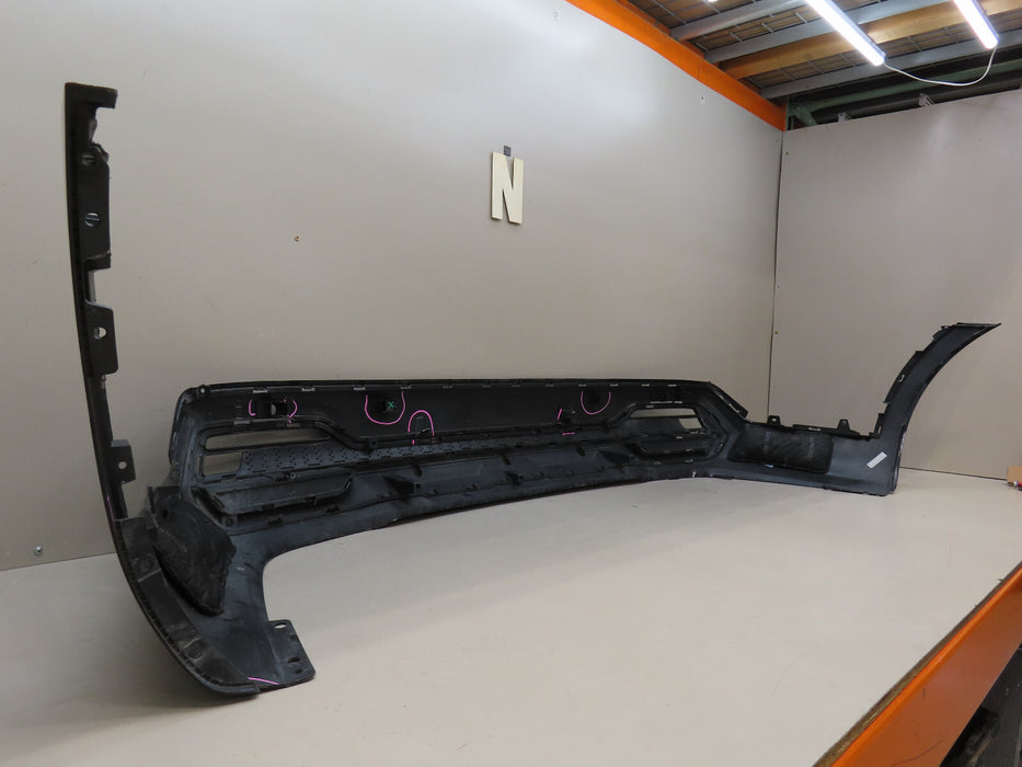 2021-2023 KIA SORENTO REAR LOWER BUMPER COVER W/ SENSOR HOLE OEM 86612-R5300