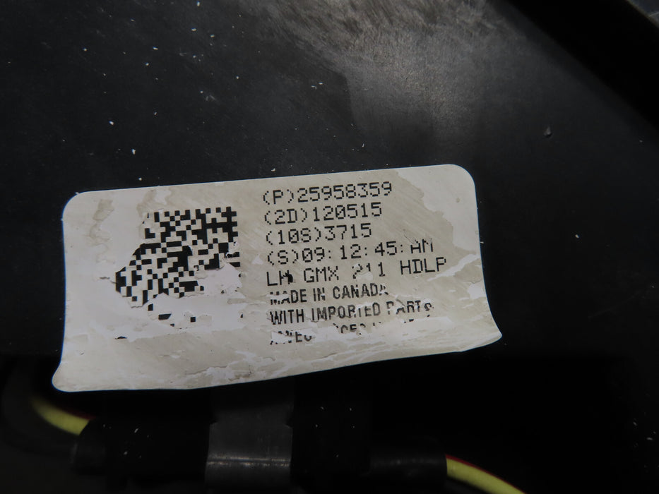 2006-2016 CHEVROLET IMPALA/MONTE CARLO DRIVER HEADLIGHT LAMP OEM