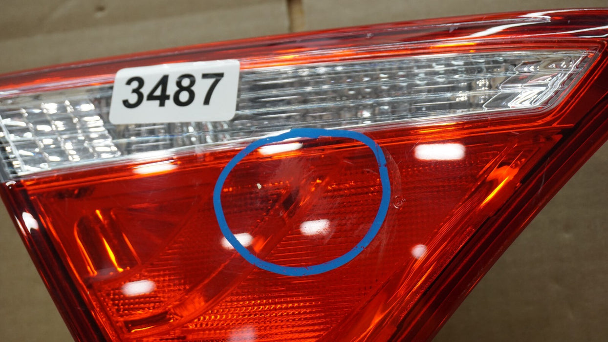 2015-2017 TOYOTA CAMRY REAR LEFT  DRIVERS INNER TRUNK TAIL LIGHT OEM 15 16 17