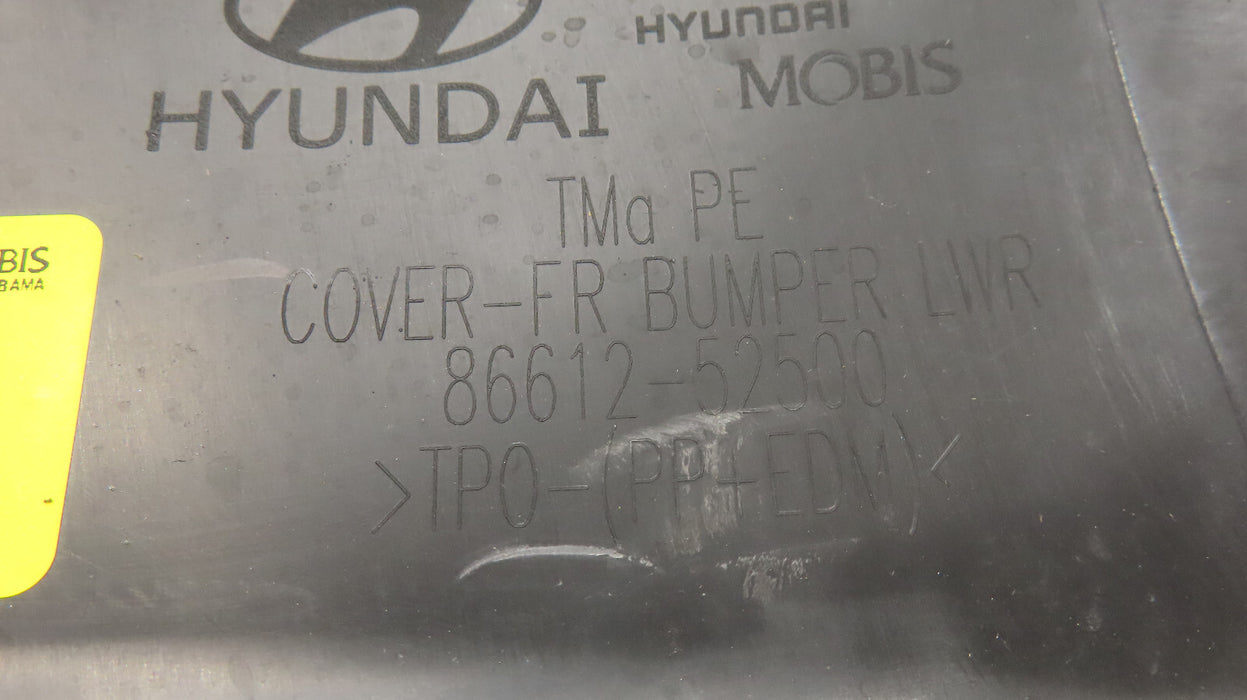 2021-2023 HYUNDAI SANTA FE FRONT LOWER BUMPER VALANCE COVER OEM 86612-52500