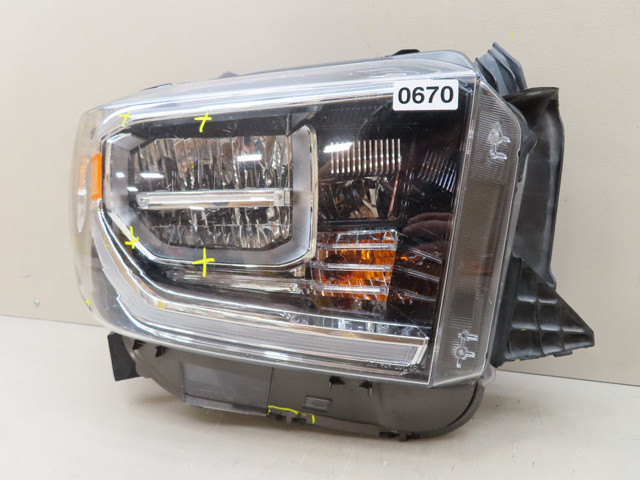 2018-2020 TOYOTA TUNDRA FRONT RIGHT PASSENGER SIDE HEADLIGHT LED OEM PARTS ONLY