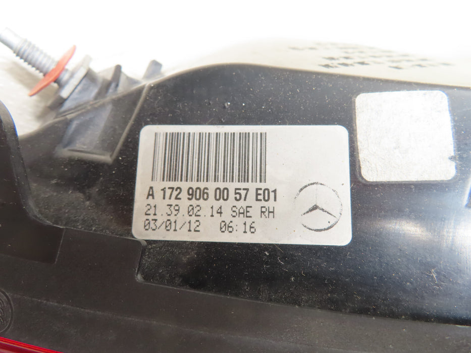 2012 - 2015 MERCEDES SLK 250 350 RH RIGHT TAIL LIGHT LAMP GENUINE OEM