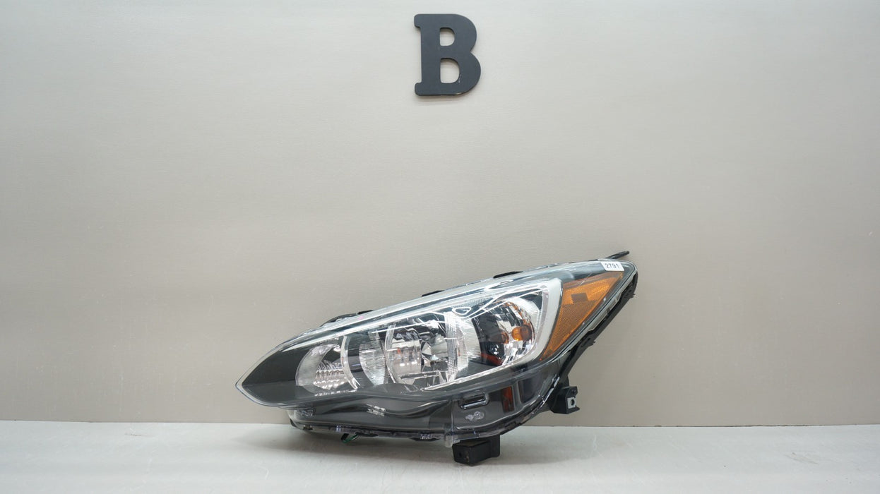 2017-2023 SUBARU IMPREZA FRONT LEFT DRIVER SIDE HALOGEN HEADLIGHT OEM