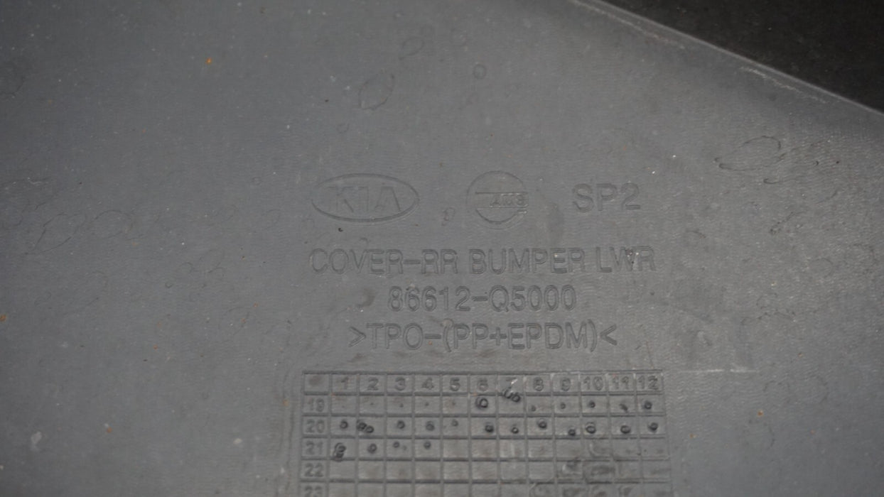 2020-2023 KIA SELTOS REAR BUMPER COVER 86612-Q5000 OEM 20 21 22 23