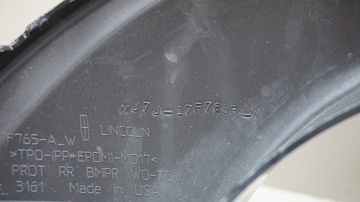 2020-2022 LINCOLN CORSAIR REAR LOWER BUMPER VALANCE MJ7B-17F765 OEM