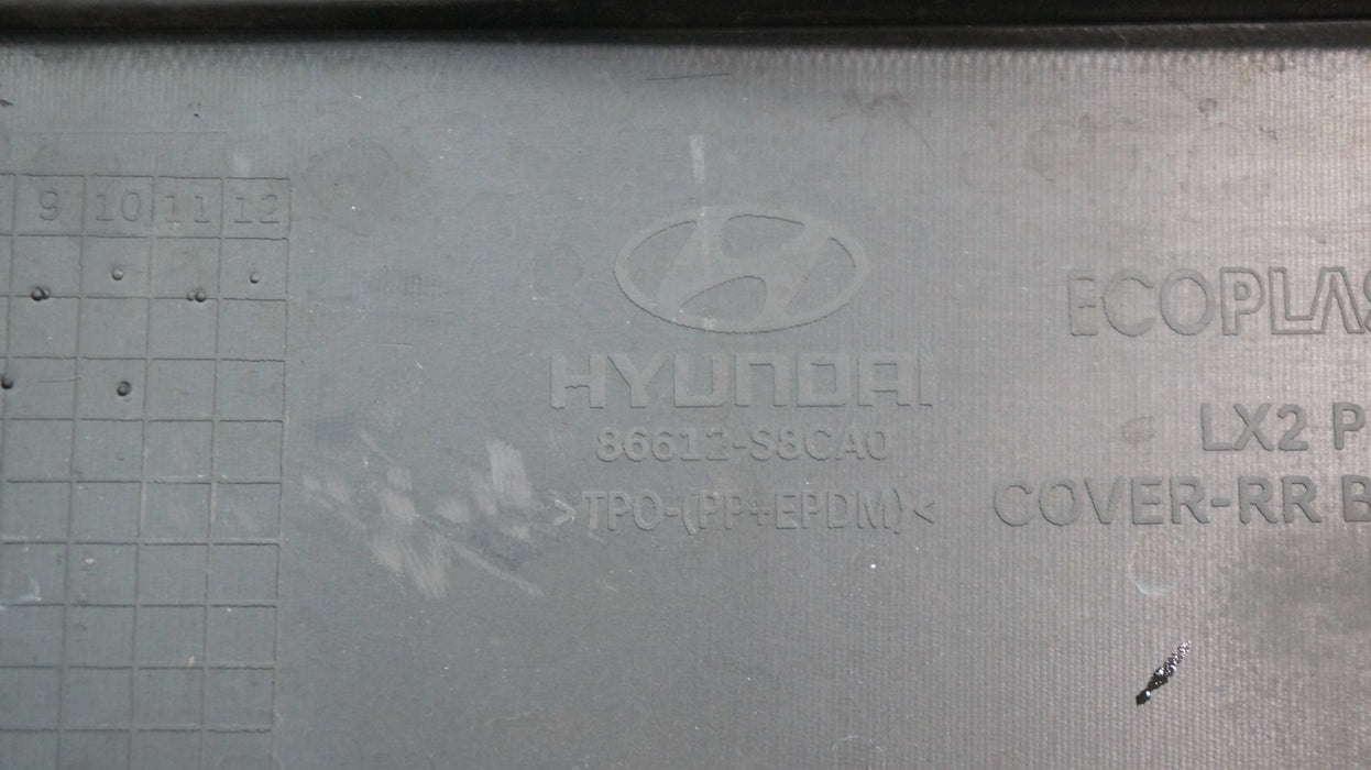 2023-2025 HYUNDAI PALISADE REAR LOWER BUMPER VALANCE PANEL OEM 86612-S8CA0
