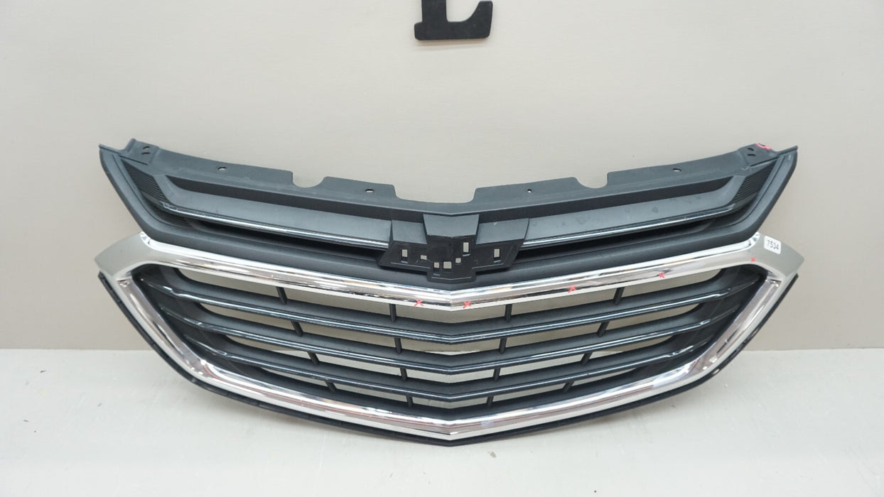 2018-2021 CHEVROLET EQUINOX FRONT BUMPER UPPER GRILLE MOLDING OEM 84150748