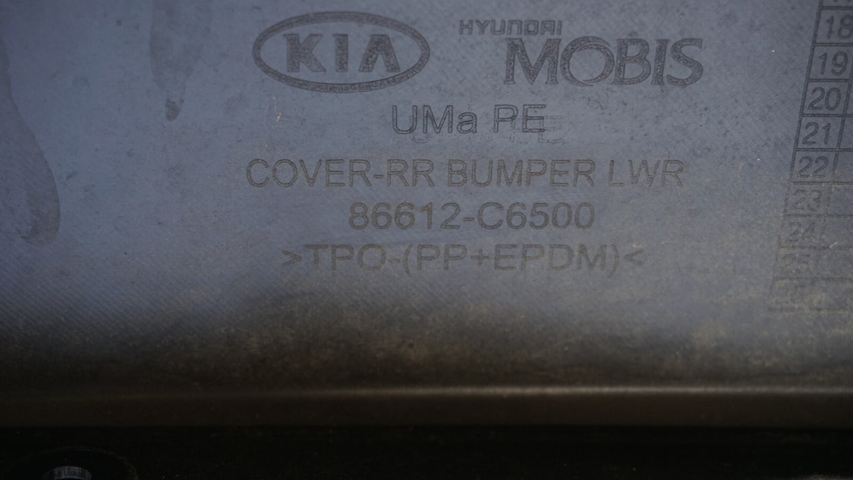 2019-2020 KIA SORENTO REAR BUMPER PLASTIC COVER PANEL FACTORY OEM 19 20