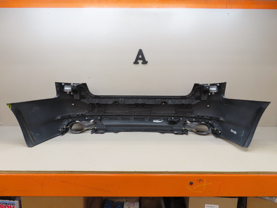 2017 2018 2019 AUDI A4 B9 S-LINE REAR BUMPER COVER OEM