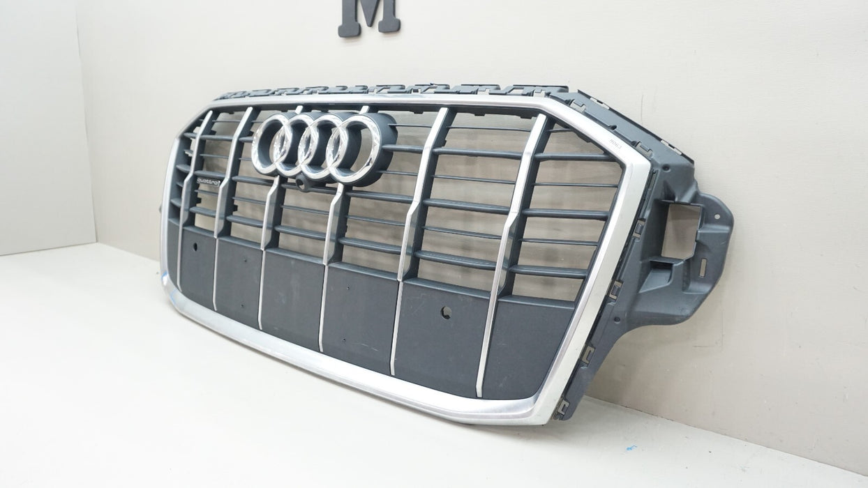 2017-2019 AUDI Q7 QUATTRO FRONT BUMPER UPPER GRILLE 4M0853651 OEM