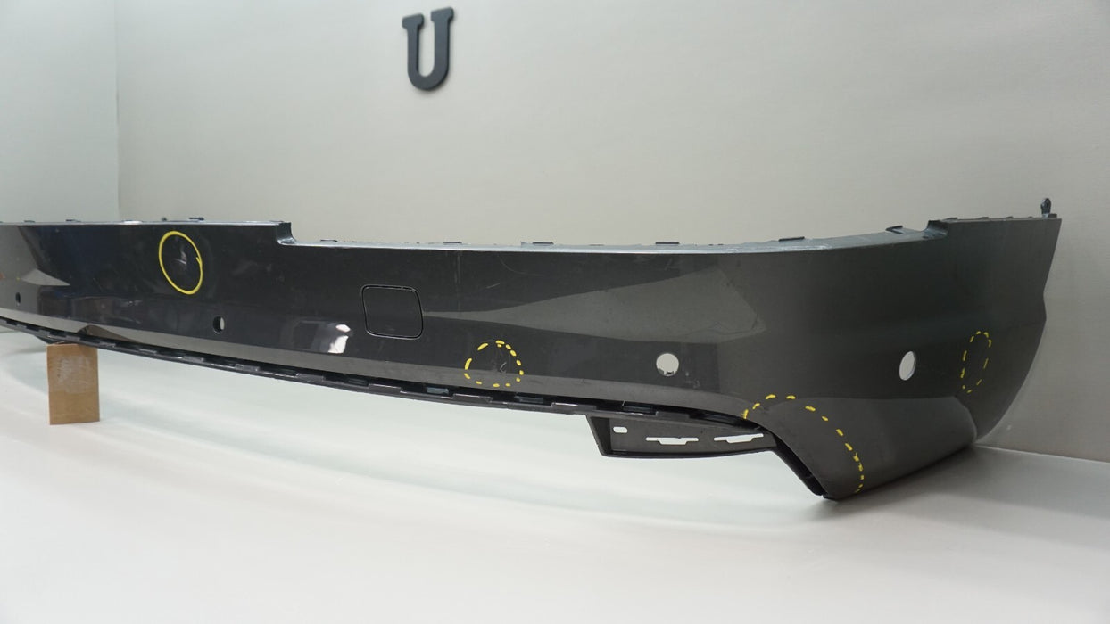 2017-2019 AUDI Q7 REAR LOWER BUMPER COVER VALANCE OEM 4M0807527B