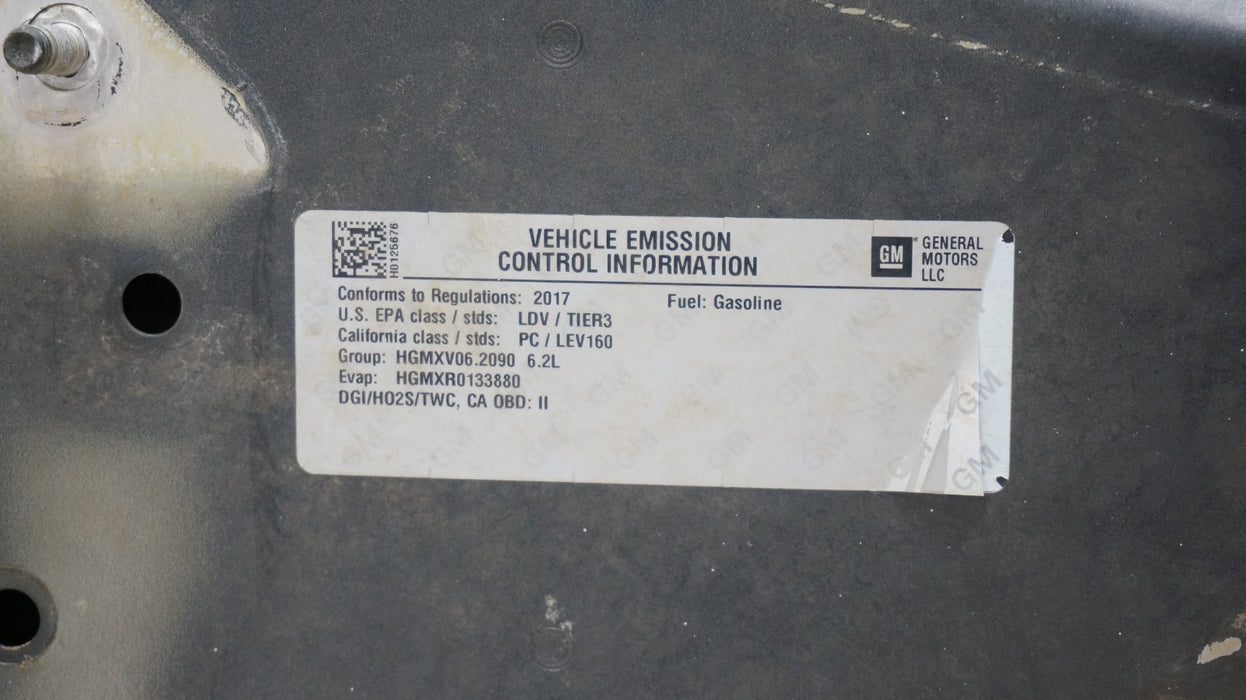 2016-2018 CHEVROLET CAMARO SS HOOD BONNET PANEL OEM