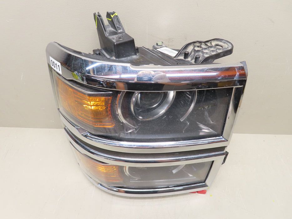 2014 2015 CHEVROLET SILVERADO RIGHT PASSENGER HEADLIGHT HALOGEN OEM 23223260