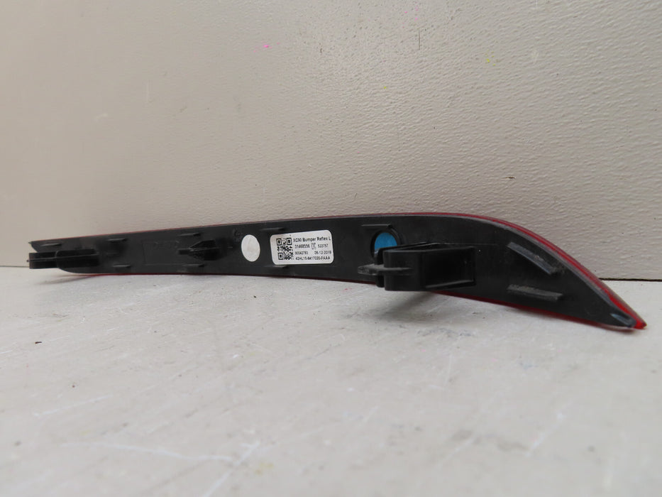 2016-2022 VOLVO XC90  LEFT SIDE REAR BUMPER REFLECTOR LENS RED OEM 31468556