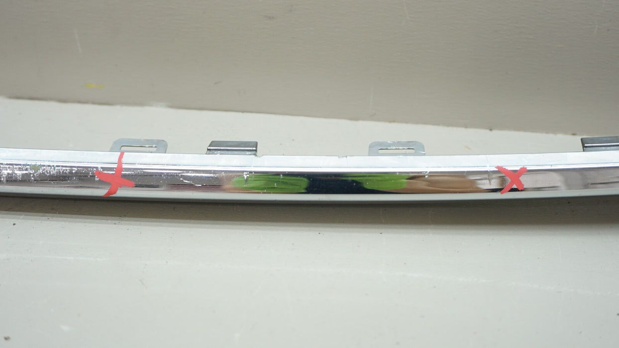 2014-2020 DODGE DURANGO FRONT BUMPER CENTER MOLDING TRIM CHROME 05113729AB OEM