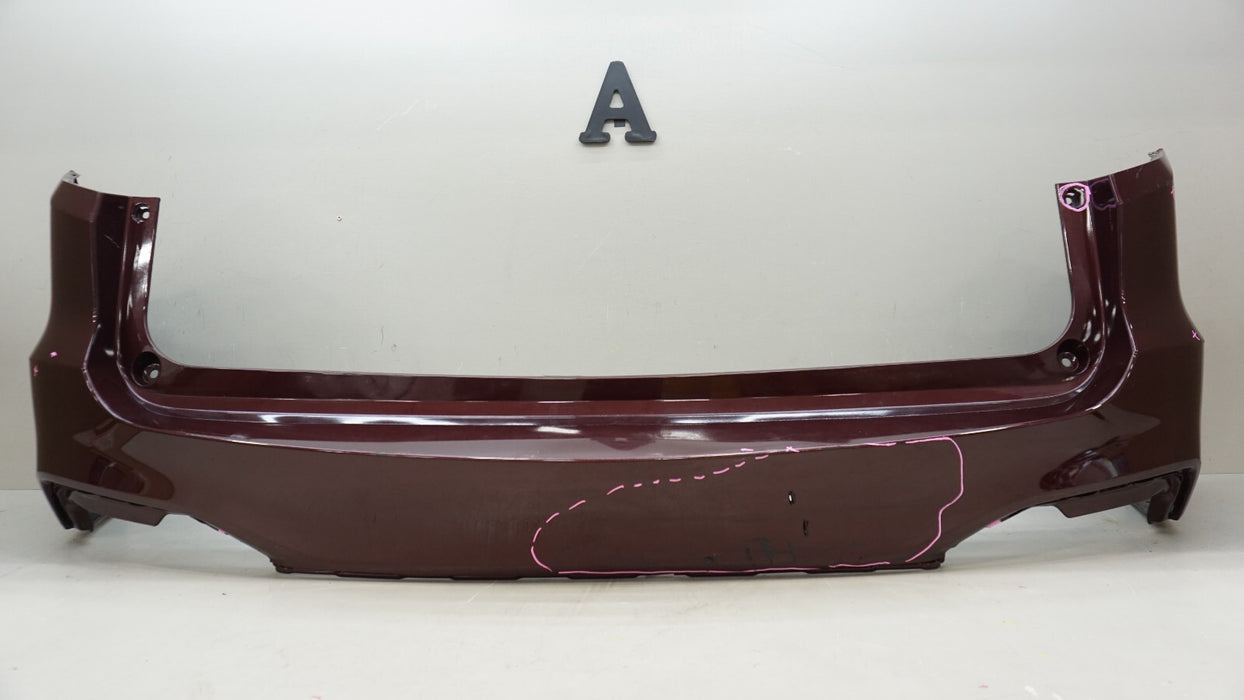 2016-2018 ACURA RDX BASE 4DR SUV REAR UPPER BUMPER COVER PANEL PLASTIC OEM