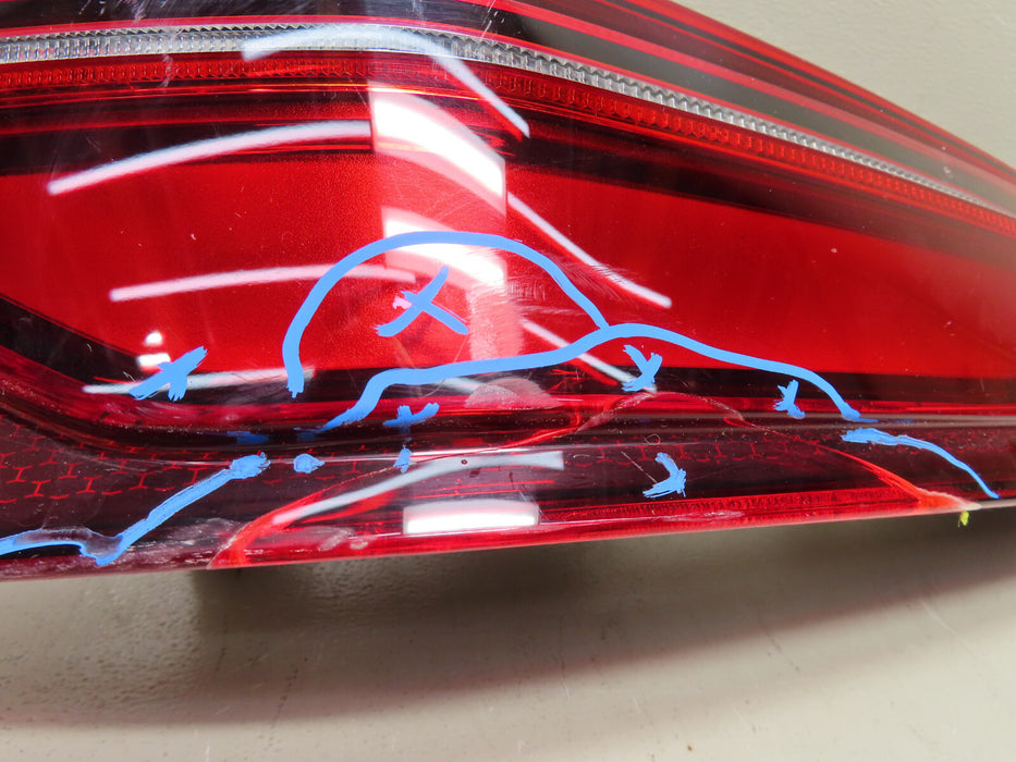 21 22 JAGUAR F-PACE RH PASSENGER RIGHT SIDE OUTTER LED TAILLIGHT ORIGINAL OEM