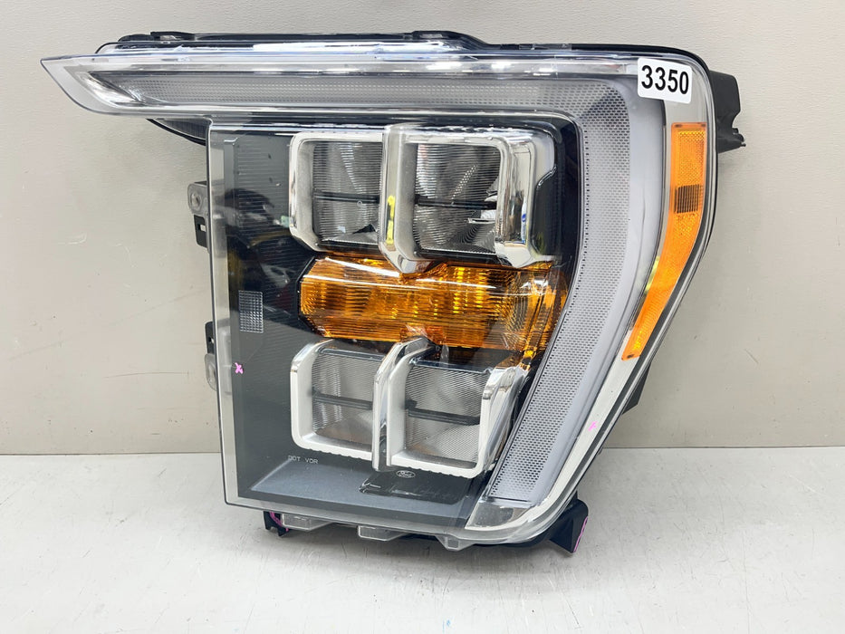 2021-2023 FORD F-150 LEFT DRIVER QUAD LED HEADLIGHT OEM ML34-13E015-B