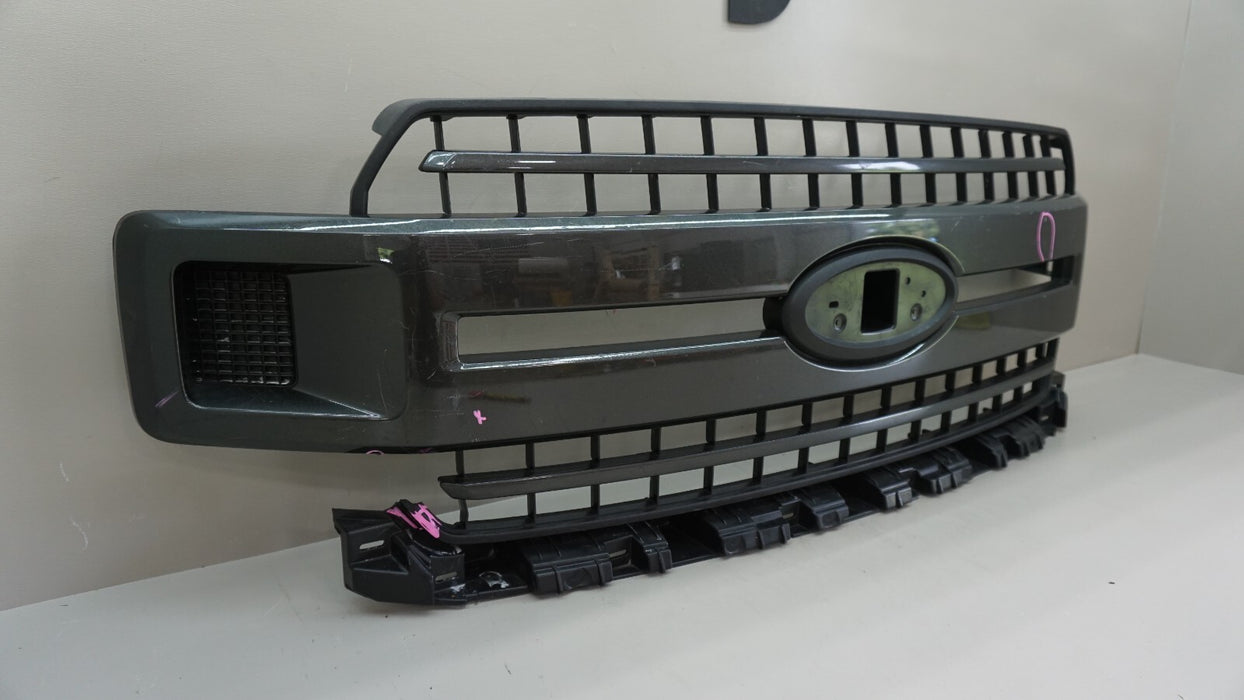 2018-2020 FORD F-150 XLT FRONT BUMPER RADIATOR GRILLE MOLDING OEM JL34-8200